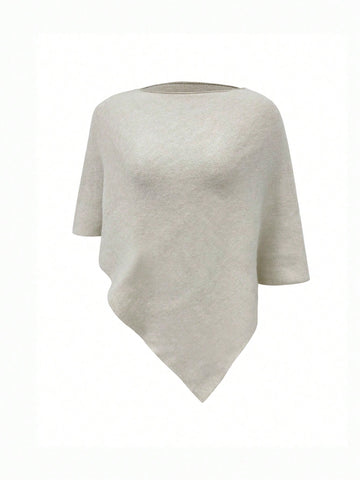 Minimalist Fashion Poncho Sweater