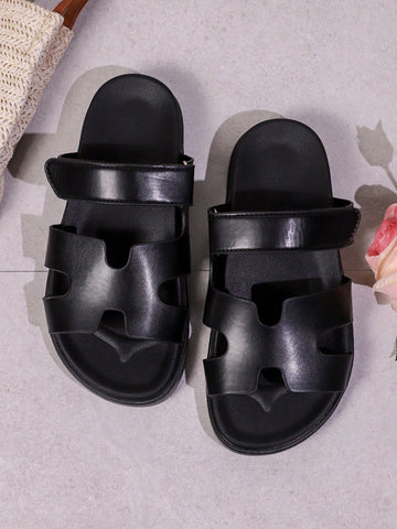 Women's Comfortable Open Toe Thick Sole Flat Sandals