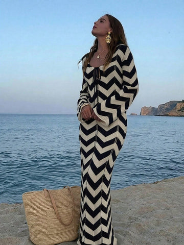 Elegant Minimalist Textured Dress