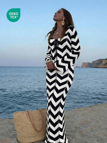 Elegant Minimalist Textured Dress