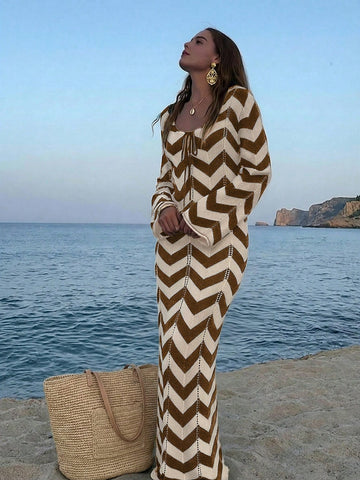 Elegant Minimalist Textured Dress