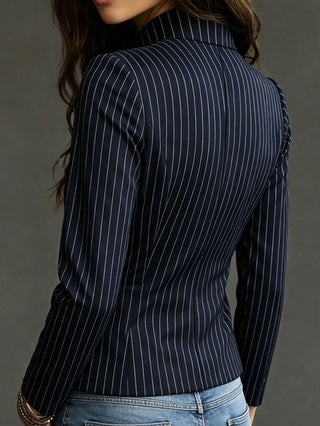 Women's Pinstripe Blazer