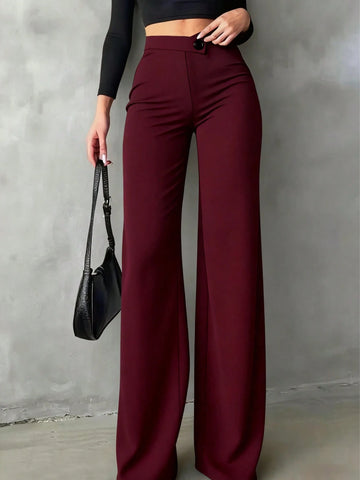Elegant Straight-Leg Pants