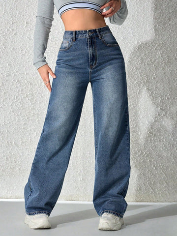 Casual Versatile Denim Jeans