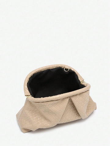 Women Vintage Minimalist Crocheted Beach Bag