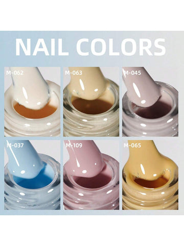 20PCS 15ml High-Shine Gel Nail Polish Set In Multiple Colors Soak Off UV/LED, Formaldehyde & Alcohol Free