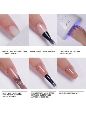 20PCS 15ml High-Shine Gel Nail Polish Set In Multiple Colors Soak Off UV/LED, Formaldehyde & Alcohol Free