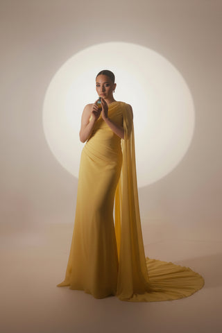 Asymmetrical Neck Bridesmaid Drsss