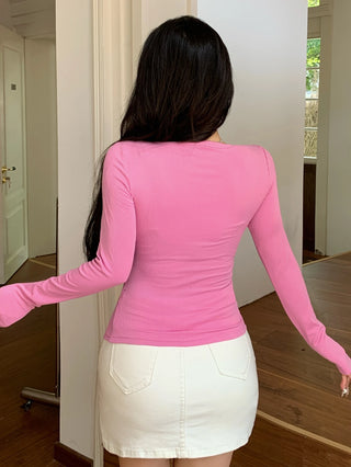 Women's Slim Fit U-Neck T-Shirt