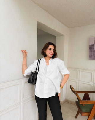 Loose fit long sleeve shirt