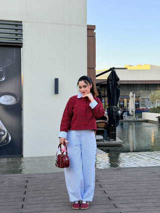 Striped Long Sleeve Top
