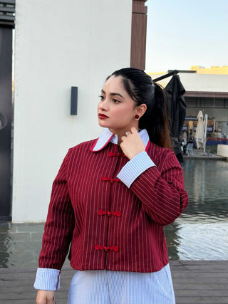 Striped Long Sleeve Top