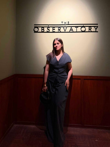 Venck top & pleated wide leg pants