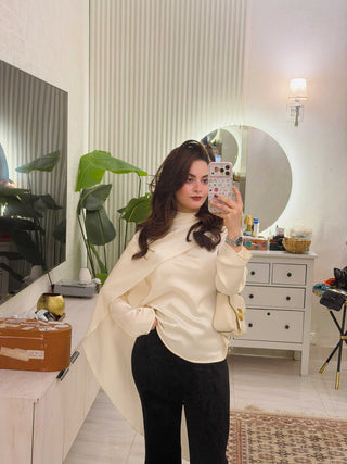 Very Elegant Asymmetric Cape Top