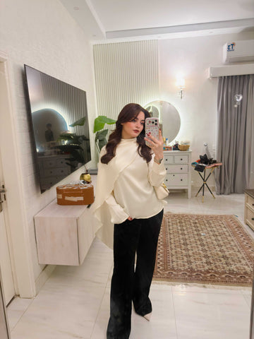Very Elegant Asymmetric Cape Top