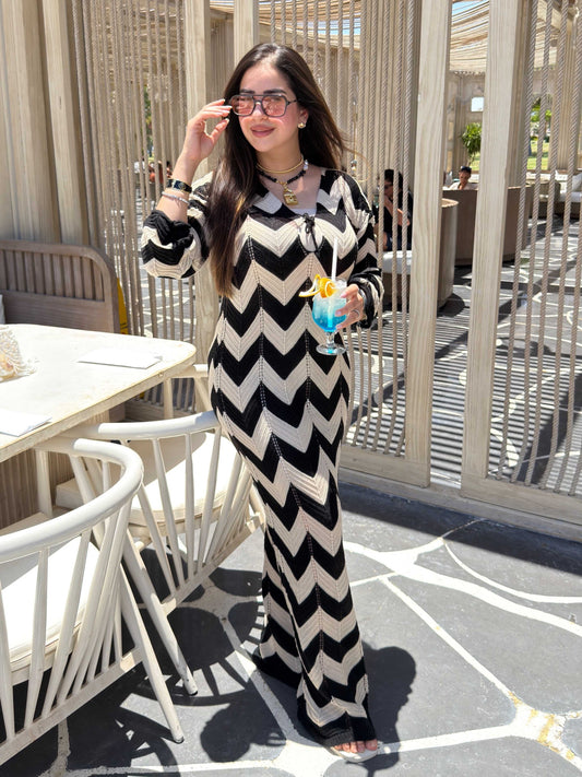 Textured Vacation Dress