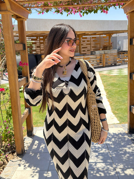 Textured Vacation Dress