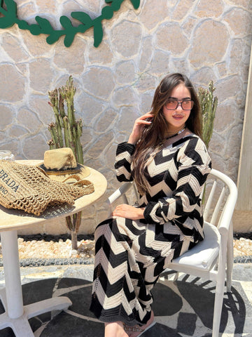 Textured Vacation Dress