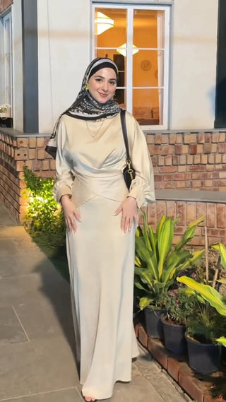 Beautiful Wrap Tie Top & Fishtail Skirt Set