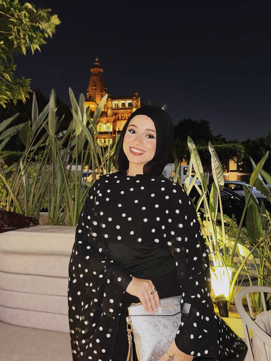 Polka dot cover up top
