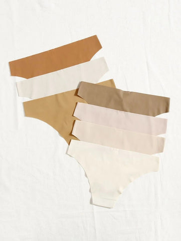 7pack Plain Seamless Panty