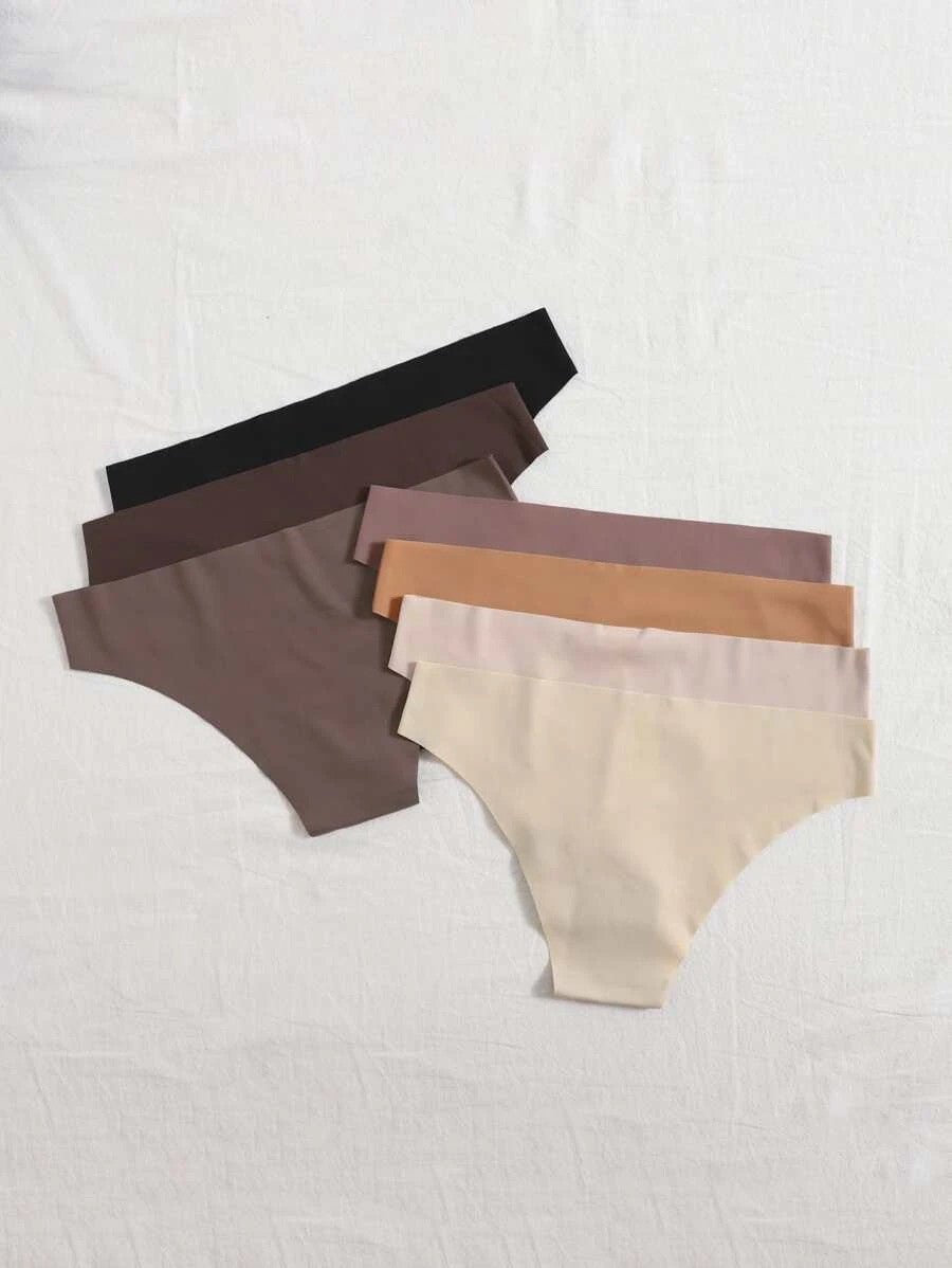 7pack Plain Seamless Panty