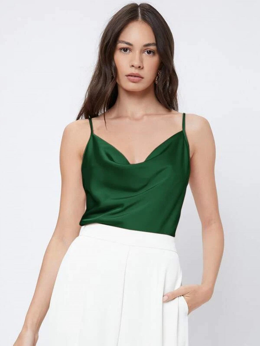 BIZwear Cowl Neck Cami Top