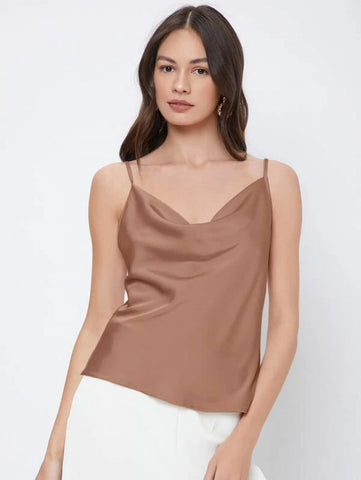 BIZwear Cowl Neck Cami Top