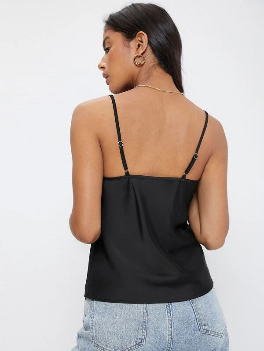 BIZwear Cowl Neck Cami Top