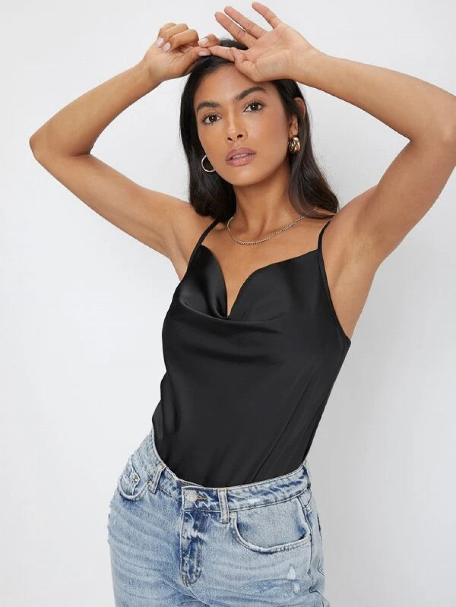 BIZwear Cowl Neck Cami Top