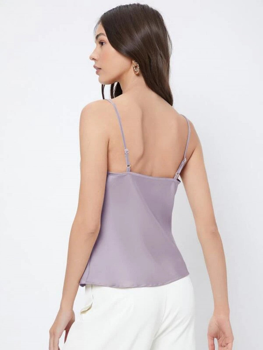 BIZwear Cowl Neck Cami Top