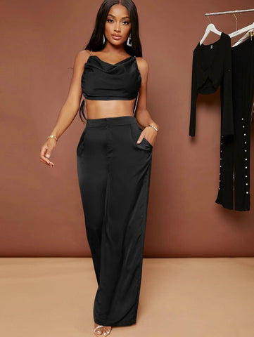 SXY High Waist Wide Leg Pants