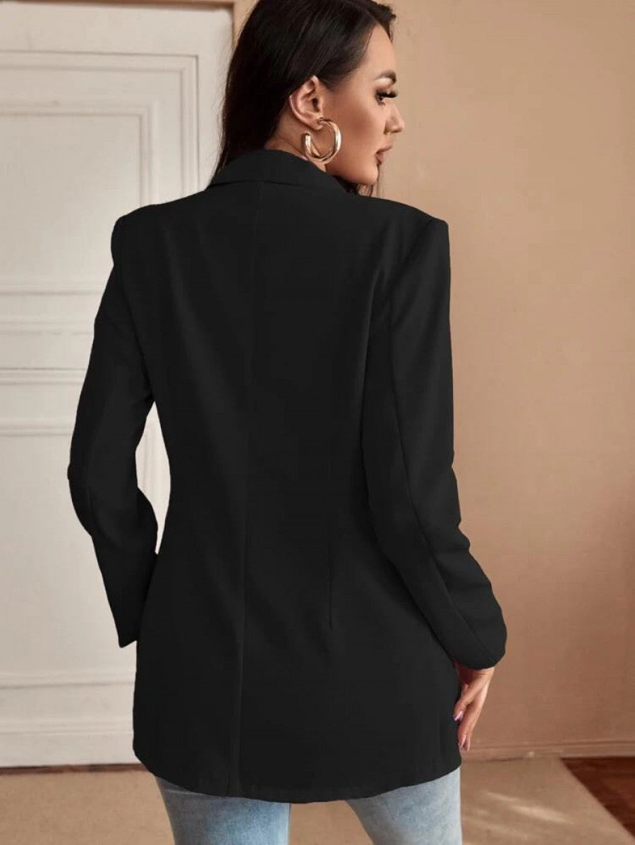 SXY Lapel Neck Single Breasted Blazer