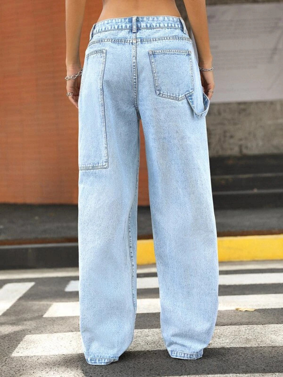 X LOLITA & SOFIA Slant Pocket Wide Leg Jeans