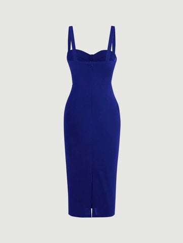 Belle Split Back Bodycon Dress