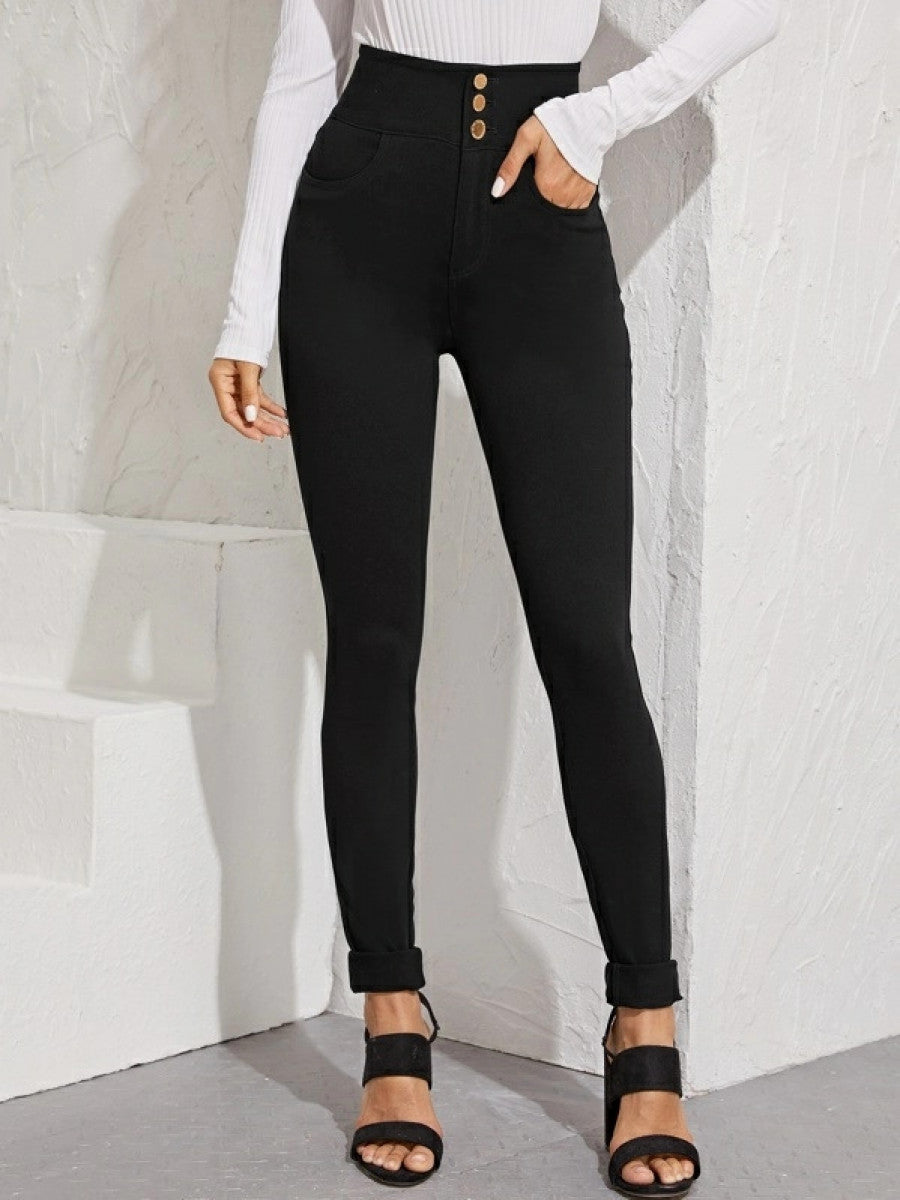 High-Rise Skinny Jeans