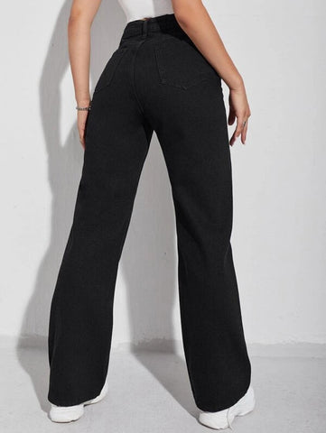 High Waist Wide Leg Jeans