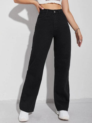 High Waist Wide Leg Jeans