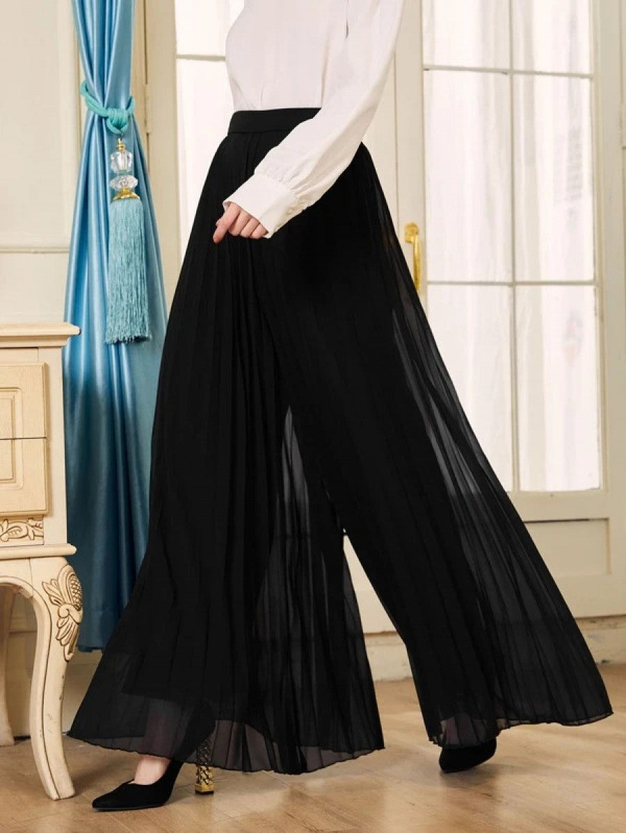 Wide Leg Pleated Pants