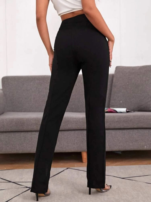 BAE Slit Hem Solid Pants