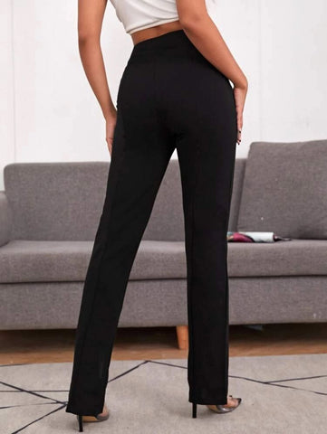 BAE Slit Hem Solid Pants