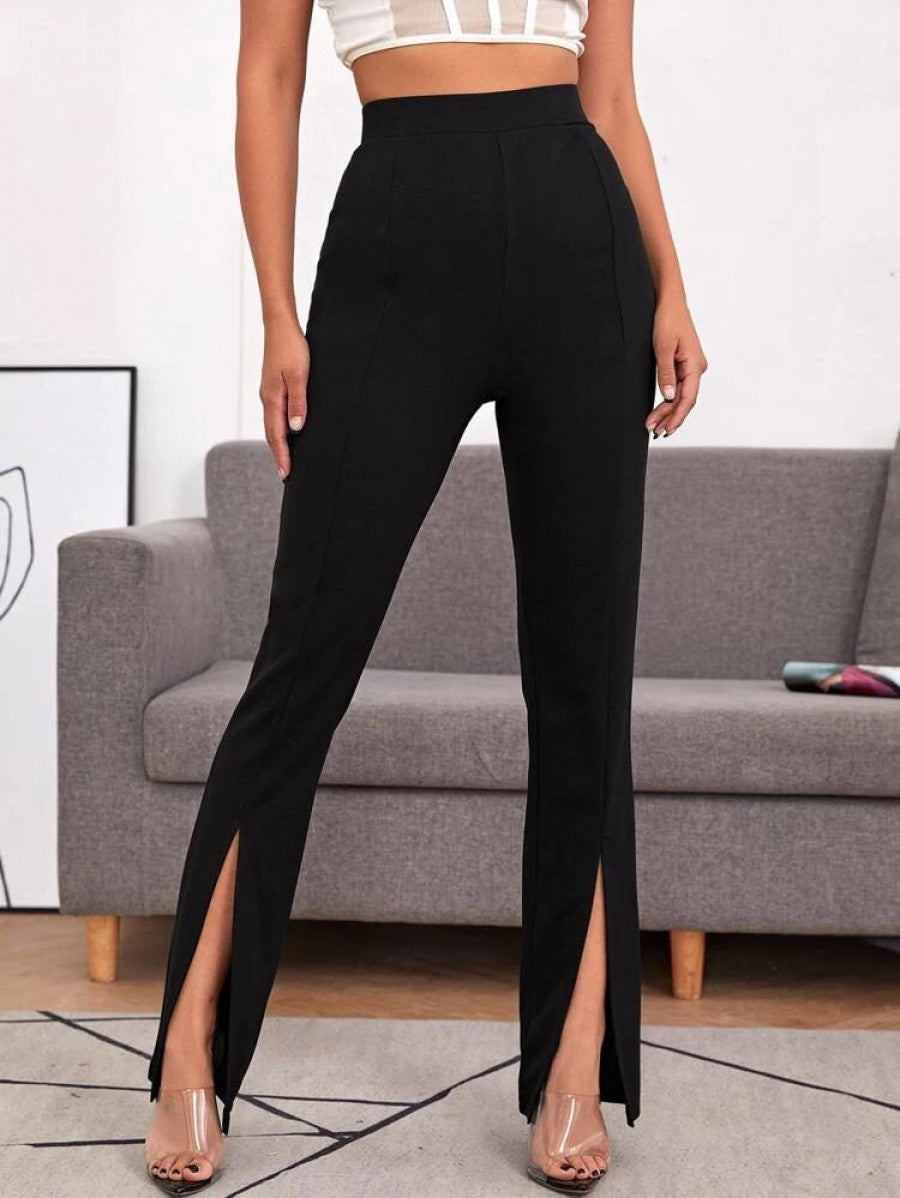 BAE Slit Hem Solid Pants