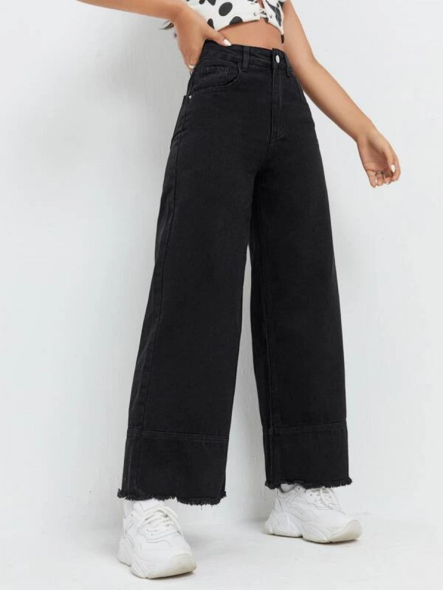 High Waist Wide Leg Jeans