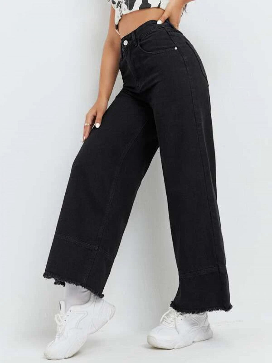 High Waist Wide Leg Jeans