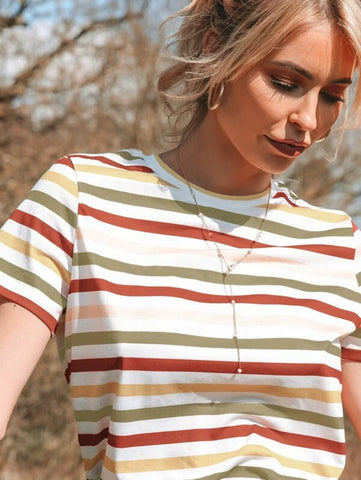 Striped Short Sleeve Tee